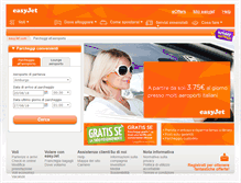 Tablet Screenshot of parcheggiare.easyjet.com