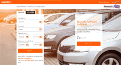 Desktop Screenshot of parking.easyjet.com